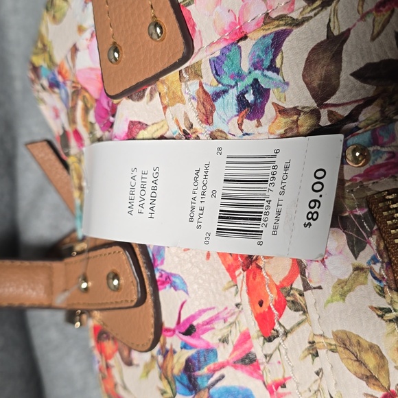 Rosetti Bennett Bonita Floral Satchel Bag NWT - Picture 8 of 8
